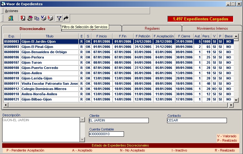Visor Expedientes